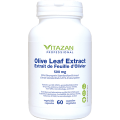 Olive Leaf Extract (500 mg · 20% Oleuropein Standardized Extract)