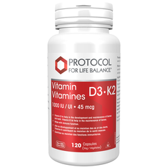 Vitamin
D3•K2
1000 IU / UI • 45 mcg