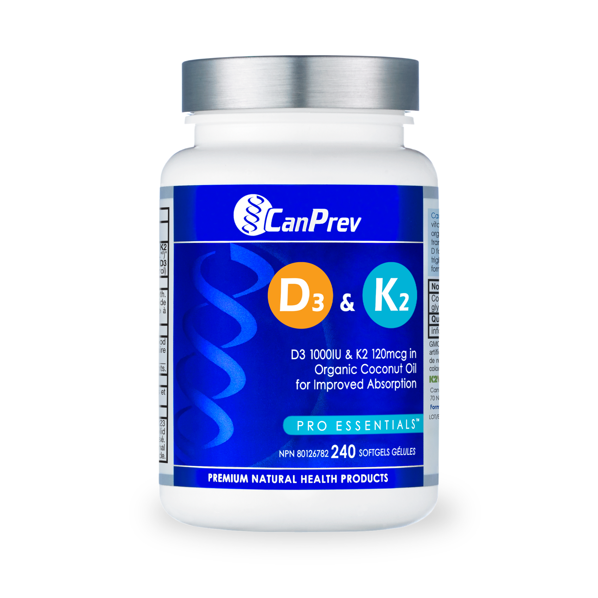 D3 & K2 - Organic Coconut Oil