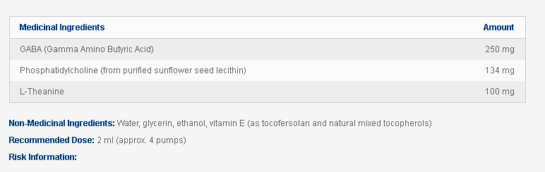 Liposomal Gaba avec L-Théanine