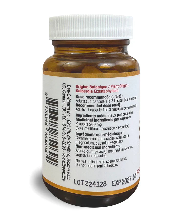 Capsules de propolis rouge Dalbergia
