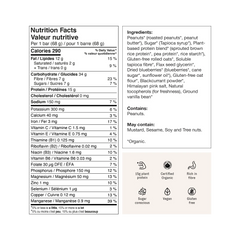 Barre de nutrition bio - boîte