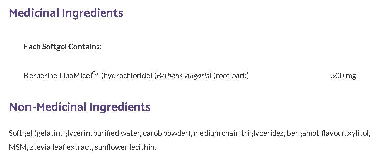 Berberine LipoMicel · 500 mg