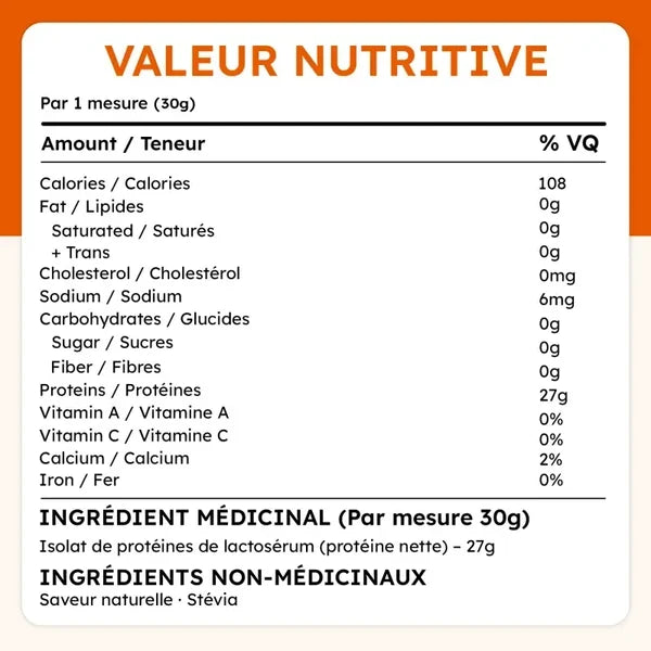 Isolat de protéine 2lbs