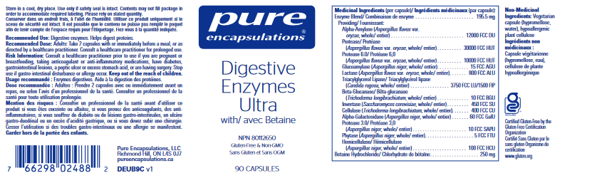 Digestive Enzymes Ultra With Betain