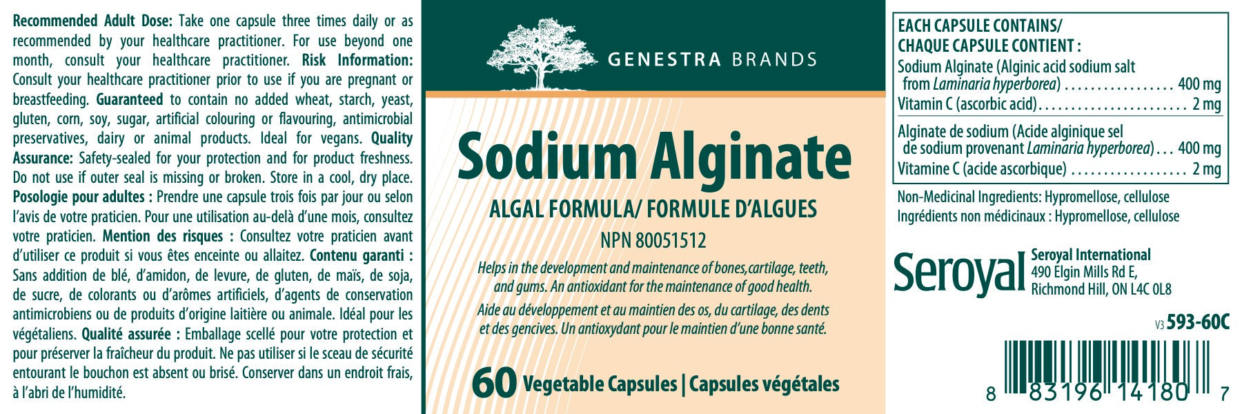 Sodium Alginate, Genestra