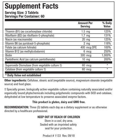 Bio-B 100 - Biotics Research - Énergie PLP - Suppléments & Produits ...